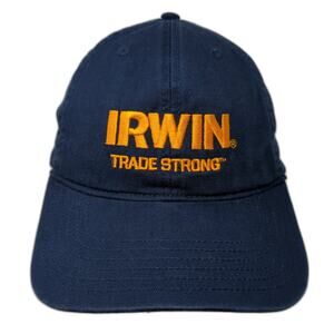 Irwin Trade Strong Slideback Baseball Cap Blue One Size MSP Eighty8 Headwear